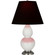Small Double Gourd One Light Accent Lamp in Lily Glazed Ceramic w/Antique Silver (165|1690K)