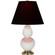 Small Double Gourd One Light Accent Lamp in Lily Glazed Ceramic w/Antique Natural Brass (165|1680K)