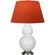Double Gourd One Light Table Lamp in Lily Glazed Ceramic w/Antique Silvered (165|1670T)