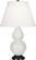 Small Double Gourd One Light Accent Lamp in Lily Glazed Ceramic w/Deep Patina Bronze (165|1650X)