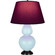 Double Gourd One Light Table Lamp in Baby Blue Glazed Ceramic w/Deep Patina Bronze (165|1646P)