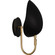 Rico Espinet Racer One Light Wall Sconce in Modern Brass w/Matte Black (165|1524)