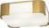 Bryce Three Light Flushmount in Antique Brass (165|1319)