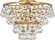 Bling Two Light Flushmount in Antique Brass (165|1002)
