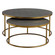 Aragon Nesting Coffee Tables Set/2 in Antique Burnished Brass (52|50080)