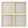 Fourfold Wall Art in Light Gold (52|32387)