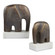 Timeless Tusk Sculptures Set/2 in Antique Bronze (52|18195)