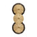 Lincoln Two Light Wall Sconce in Distressed Gold and Bronze (51|9-6383-2-61) Lincoln Two Light Wall Sconce in Distressed Gold and Bronze (51|9-6383-2-61)