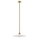 Hadley One Light Pendant in Warm Brass (51|7-4286-1-322)