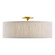 Maynard Four Light Flush Mount in Warm Brass (51|6-9311-4-322)
