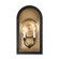 Grotto Two Light Outdoor Wall Lantern in Matte Black with Vintage Gold (51|5-412-331)