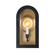 Grotto One Light Outdoor Wall Lantern in Matte Black w/Vintage Gold (51|5-410-331)