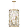 Bailey Six Light Pendant in Warm Brass (51|3-8412-6-322)