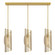 Hillbourne Three Light Linear Chandelier in Warm Brass (51|1-8031-3-322)