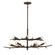 Palisades 12 Light Chandelier in Bark (51|1-5398-12-105)