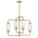 Holton Four Light Chandelier in Warm Brass (51|1-3025-4-322)