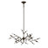 Malinda Six Light Chandelier in Bark (51|1-2168-6-105)