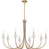 Remy Eight Light Chandelier in Bronze Gold (10|REY5042BGD)
