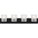 Gray Four Light Bath in Matte Black (10|RAY8632MBK)