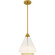 Quoizel Pendant One Light Mini Pendant in Brushed Gold (10|QP6750BRG)