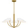 Penley Five Light Chandelier in Brushed Gold (10|PNY5028BRG)