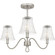 McKinney Three Light Semi-Flush Mount in Brushed Nickel (10|MCK1722BN)