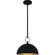 Cleo One Light Pendant in Matte Black (10|CEO1812MBK)