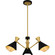 Arden Three Light Chandelier in Matte Black (10|ADN5026MBK)