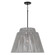 Jasper One Light Outdoor Hanging Lantern in Grey and Black (65|956311EK)