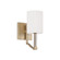 Ingrid One Light Wall Sconce in Matte Brass (65|657011MA-715)