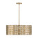 Eliana Four Light Pendant in Champagne Brass (65|354141HB)