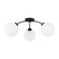 Amos Three Light Semi Flush Mount in Black Iron (65|257131BI-557)