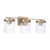 Vaughn Three Light Vanity in Aged Brass (65|156231AD-555)
