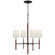 Bryant Wrapped LED Chandelier in Bronze and Saddle Leather (268|TOB 5580BZ/SDL-SDL)