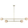 Melange LED Chandelier in Antique-Burnished Brass (268|KW 5608AB-ALB)