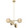 Melange LED Semi-Flush Mount in Antique-Burnished Brass (268|KW 5606AB-ALB)