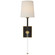 Lucia LED Wall Sconce in Matte Black and Crystal (268|JN 2052MBK/CG-L-CL)