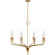 Aiden LED Chandelier in Gilded Iron (268|CHC 5502GI)
