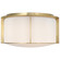 Phinn LED Flush Mount in Soft Brass (268|BBL 4191SB-WG)