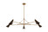 Andersen Five Light Chandelier in Patina Brass (67|F4369-PBR/BRZ)