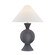 Zadeh One Light Table Lamp in Aged Brass/Ceramic Pale Midnight (428|HL986201-AGB/CPM)