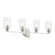 Gioe Four Light Bath in Brushed Nickel (12|55227NIFLU)