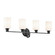 Gioe Four Light Bath in Black (12|55227BK)