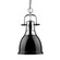 Duncan One Light Pendant in Chrome (62|3602-S CH-BK)
