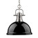 Duncan One Light Pendant in Pewter (62|3602-L PW-BK)