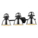Duncan BCB Three Light Vanity in Matte Black (62|3602-BA3 BLK-CH)