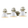 Duncan BCB Three Light Vanity in Aged Brass (62|3602-BA3 AB-WH)