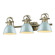Duncan BCB Three Light Vanity in Aged Brass (62|3602-BA3 AB-SF)
