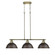 Duncan Three Light Linear Pendant in Aged Brass (62|3602-3LP AB-RBZ)