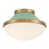 Xander One Light Flush Mount in Vibrant Gold (60|XAN-8001-VG-GR)